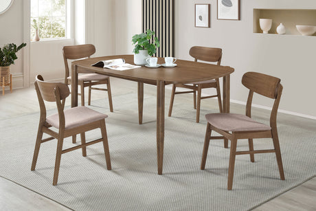 Dortch 63" Dining Table & Sets - 5pcs- Table + 4 Side Chairs