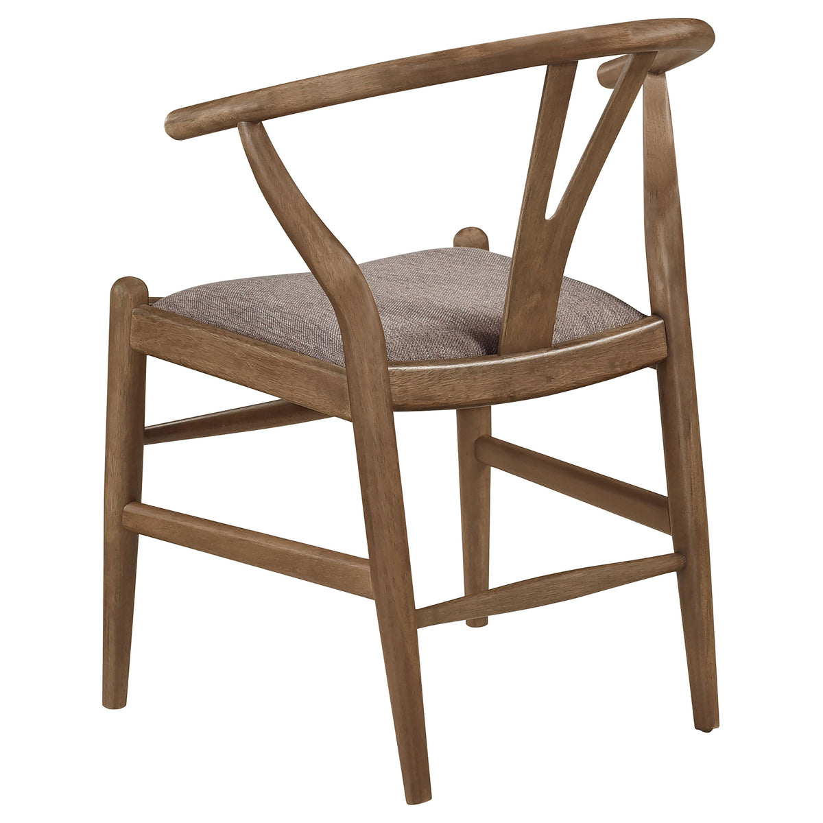 Dinah 47" Round Dining Table & 5-Piece Set - Mid-Century Walnut with Sculptural Interlocking Base – view 15