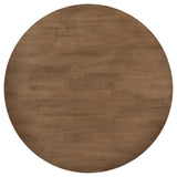 Dinah 47" Round Dining Table & 5-Piece Set - Mid-Century Walnut with Sculptural Interlocking Base – view 5