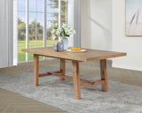 Middleton Extension Dining Collection - Natural Oak Veneer Table with Windsor or Upholstered Chairs, Bench & Sideboard - lifestyle