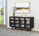 Middleton Extension Dining Collection - Natural Oak Veneer Table with Windsor or Upholstered Chairs, Bench & Sideboard - lifestyle