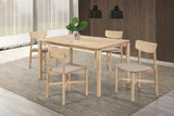 Parkridge 59" Rectangular Dining Table & Sets - 5pcs- Table + 4 Side Chairs
