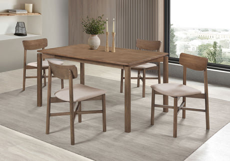 Parkridge 59" Dining Table & Sets - 5pcs- Table + 4 Side Chairs