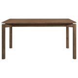 Parkridge 59" Dining Table & Sets - Mid-Century Rounded Legs & Upholstered Side Chairs in Natural Walnut – view 15