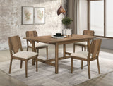 Crestmore Dining Collection - 5pcs- Rectangular Table + 4 Side Chairs
