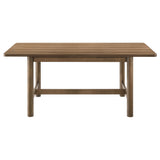 Crestmore Dining Collection - 71" Rectangular Trestle or 46" Round Table, Wedge-Back Chairs & Sideboard in Walnut – view 12