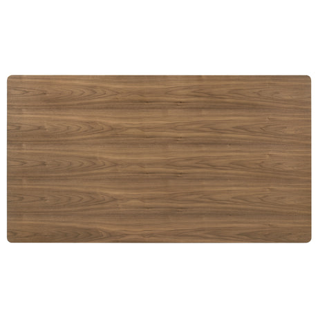 Crestmore Dining Collection - 71" Rectangular Trestle or 46" Round Table, Wedge-Back Chairs & Sideboard in Walnut – view 14