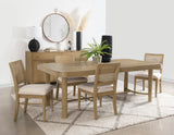 Arini Round or Extension Dining Table & Sets - 5pcs- Extension Table + 4 Sand Wash Chairs