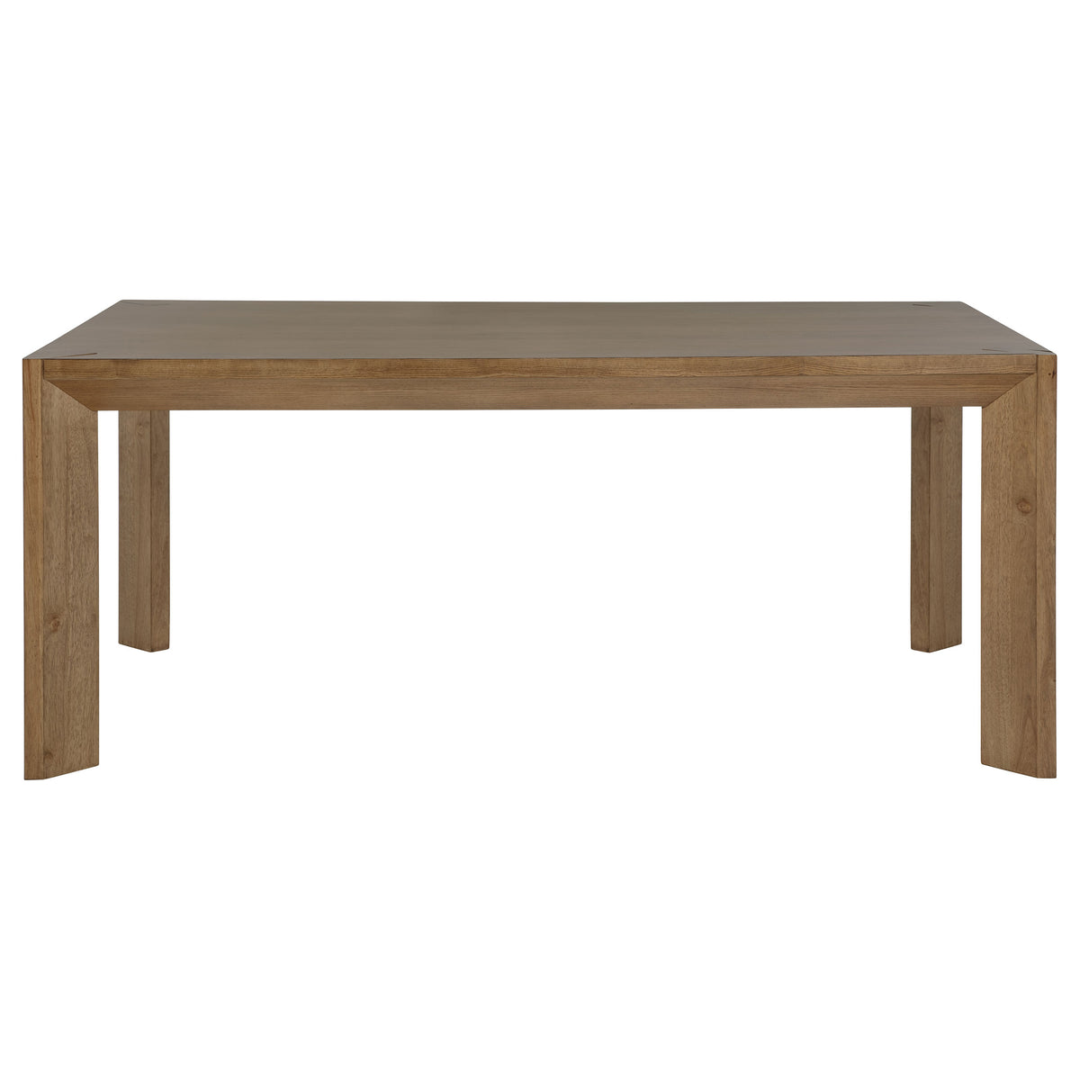 Bruner 72" Rectangular Dining Table & Sets - Natural Brown Ash with Oatmeal Upholstered Ladder-Back Chairs – view 7