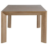Bruner 72" Rectangular Dining Table & Sets - Natural Brown Ash with Oatmeal Upholstered Ladder-Back Chairs – view 8
