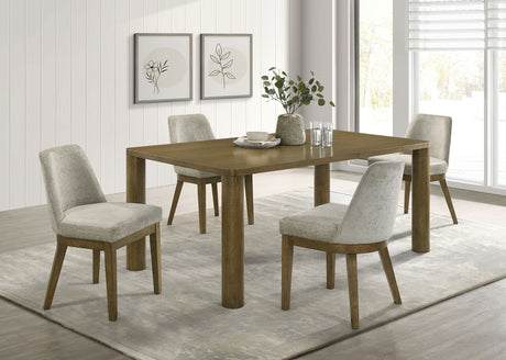 Castlewood 71" Dining Table, Sets & Sideboard - 5pcs- Table + 4 Side Chairs