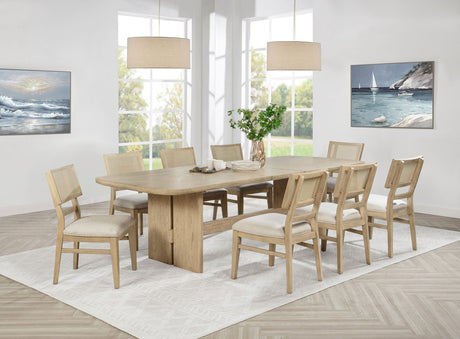 Kailani 110" Extension Dining Table & Sets - 9pcs- Table + 8 Side Chairs