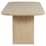 Kailani Counter Height Storage Dining Table & Sets - Coastal Beige Oak with Woven-Look Counter Chairs – view 14