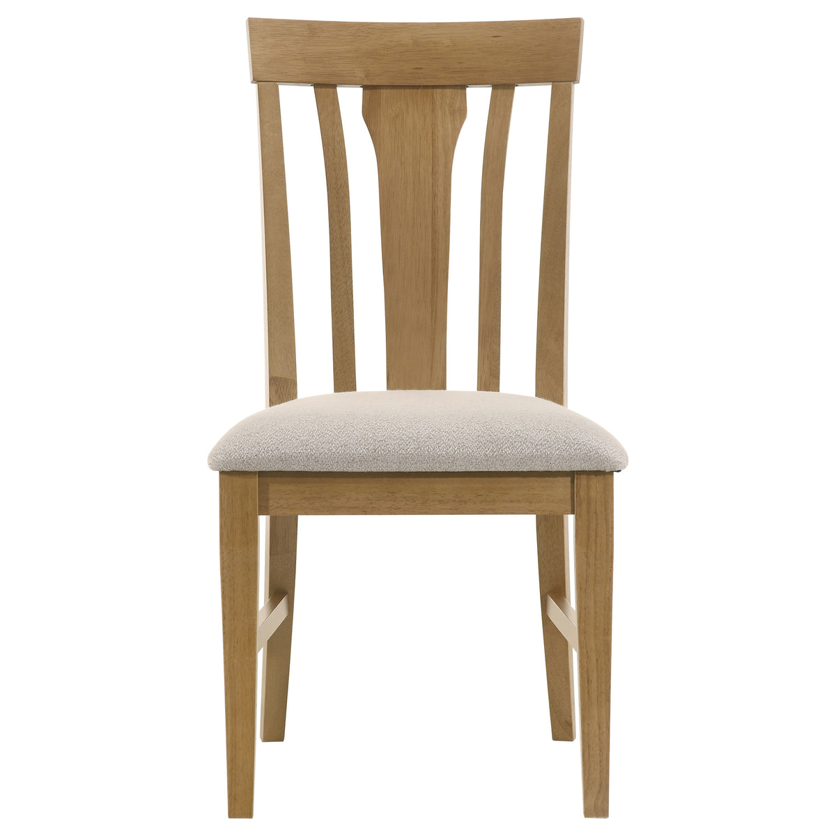 Hartville 60" Round Pedestal Dining Table & Sets - Slat-Back Chairs in Natural Light Brown – view 18