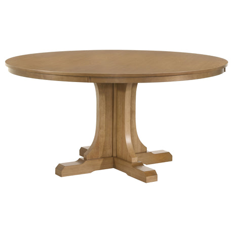 Hartville 60" Round Pedestal Dining Table & Sets - 60" Round Table Only