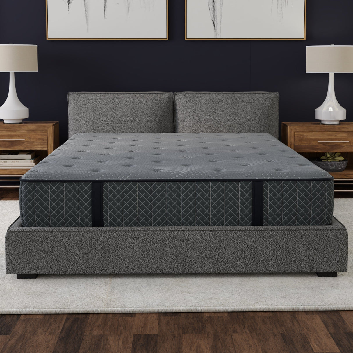10” Allureluxe™ Hybrid Advanced Medium-Firm Mattress with Lumi Bands™