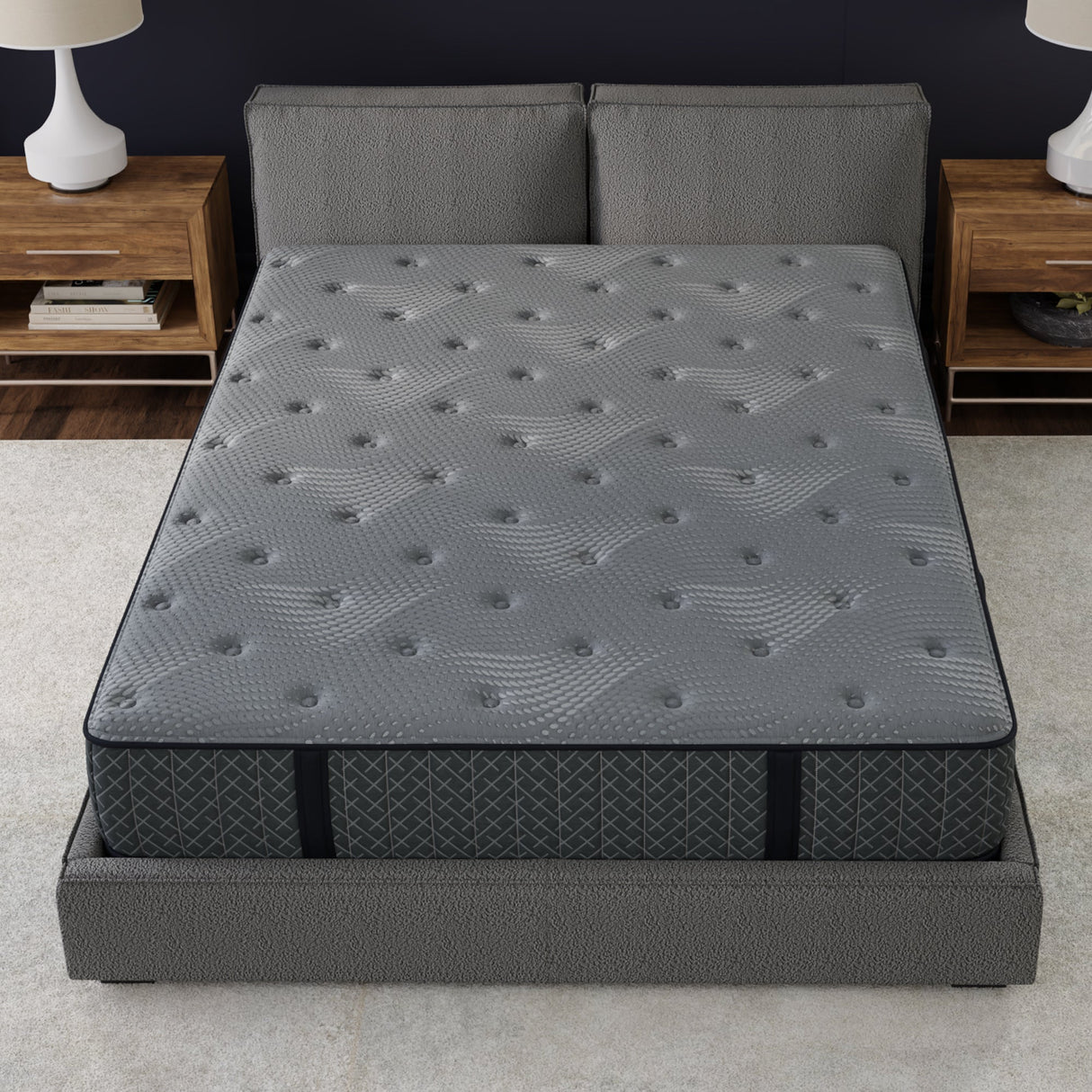 10” Allureluxe™ Hybrid Advanced Medium-Firm Mattress with Lumi Bands™