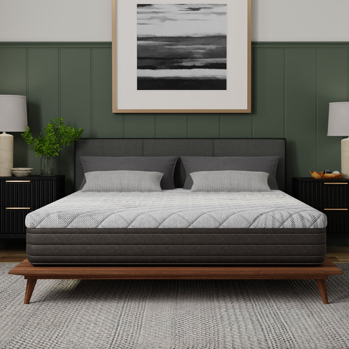 10-Inch Essentials Comfort Reactive Medium Mattress - Cooling Gel Foam