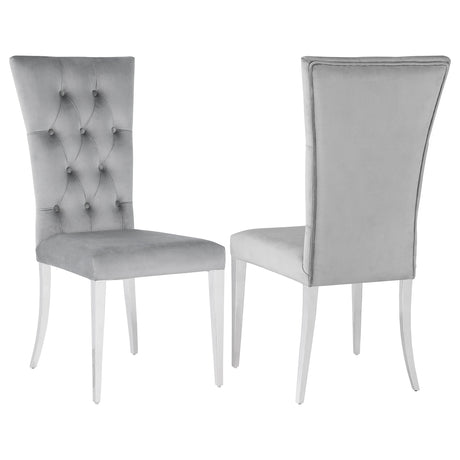 Kerwin 71" Stone Top Dining Table & Sets - Set of 2 Side Chairs
