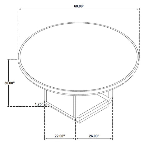Leandro Pedestal Dining Collection – View 21