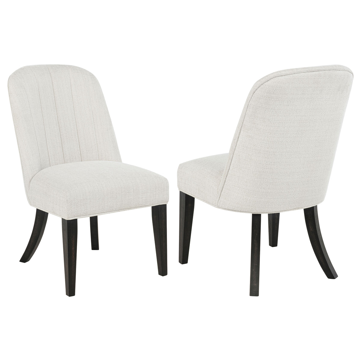 Leandro Pedestal Dining Collection - Set of 2 Side Chairs
