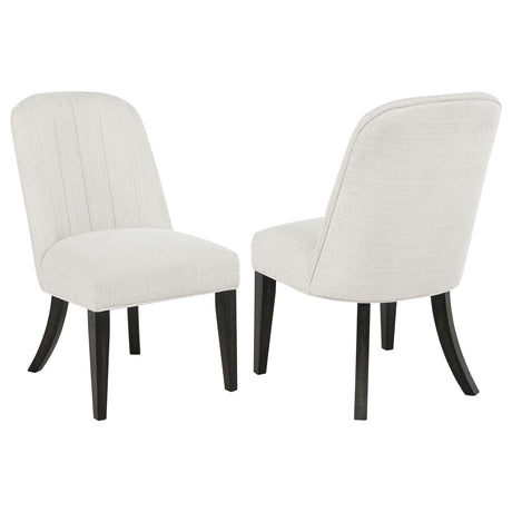 Leandro Pedestal Dining Collection - Set of 2 Side Chairs