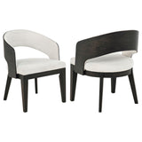 Leandro Pedestal Dining Collection - Set of 2 Arm Chairs