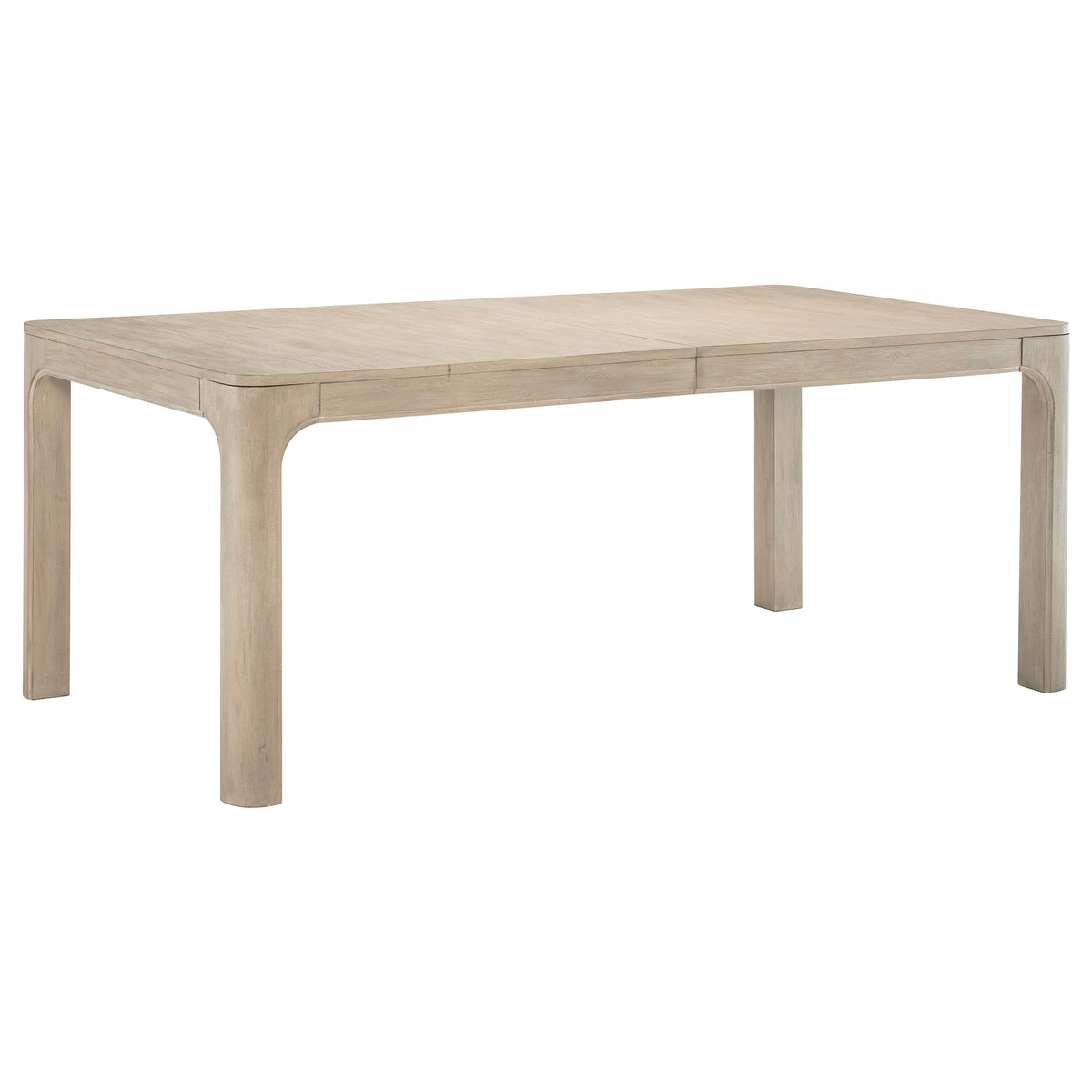Solano 90" Extension Dining Table & Sets - Weathered Mango with Curved Legs, Beige Upholstered Chairs & Sideboard – view 9
