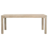 Solano 90" Extension Dining Table & Sets - Weathered Mango with Curved Legs, Beige Upholstered Chairs & Sideboard – view 10