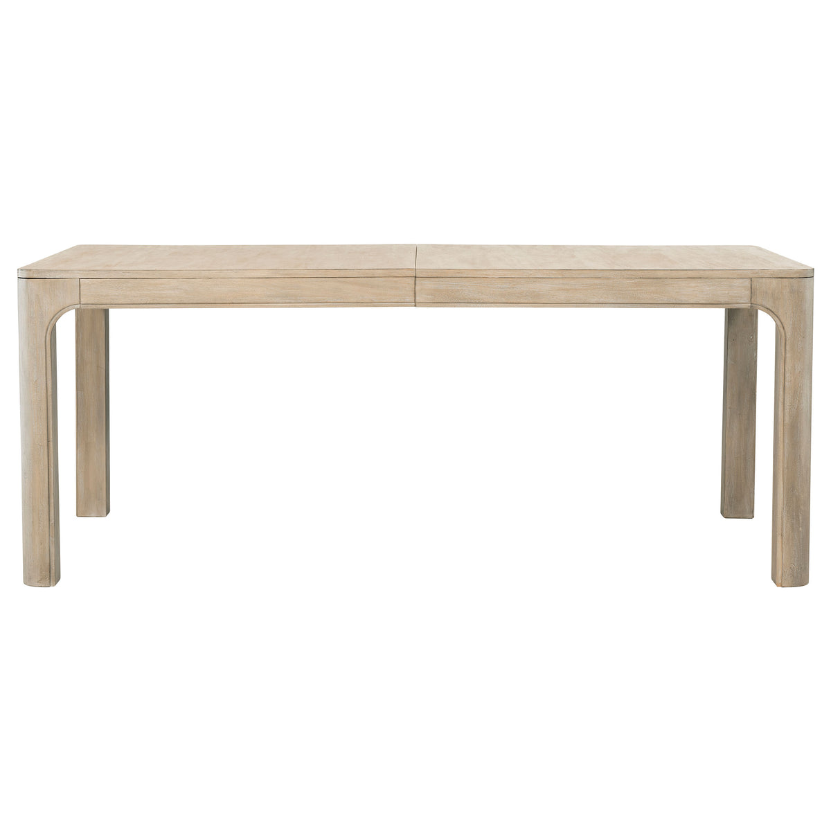 Solano 90" Extension Dining Table & Sets - Weathered Mango with Curved Legs, Beige Upholstered Chairs & Sideboard – view 12