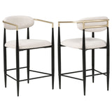 Tina Upholstered Counter Height Stools (Set of 2) - Set of 2 Counter Stools