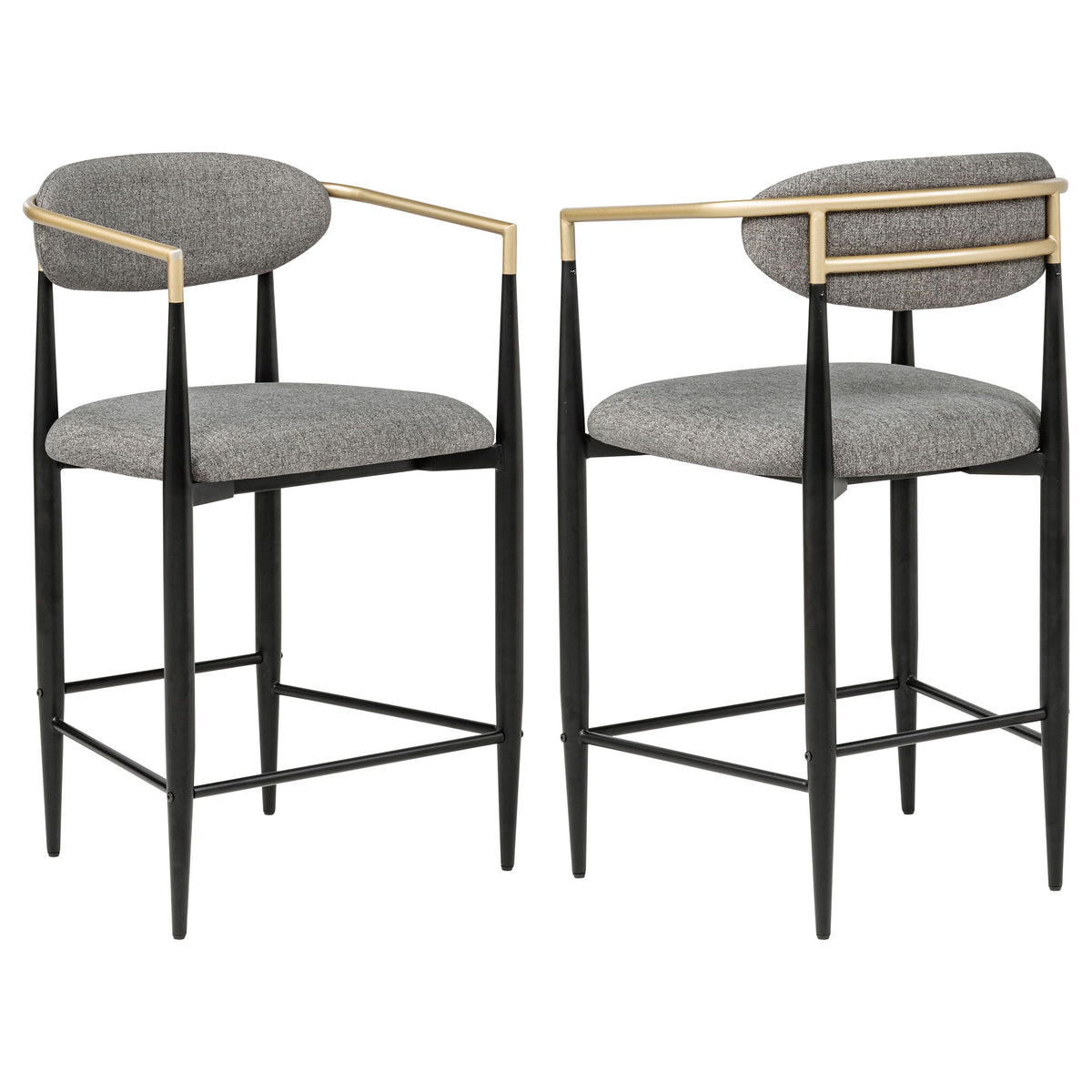 Tina Open-Back Counter Height Chairs, Set of 2