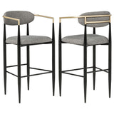 Tina Upholstered Bar Chairs (Set of 2)