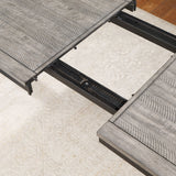 Elodie 60-78" Extension Dining Table & Sets - Two-Tone Grey & Black with Dove Grey Upholstered Chairs – view 9