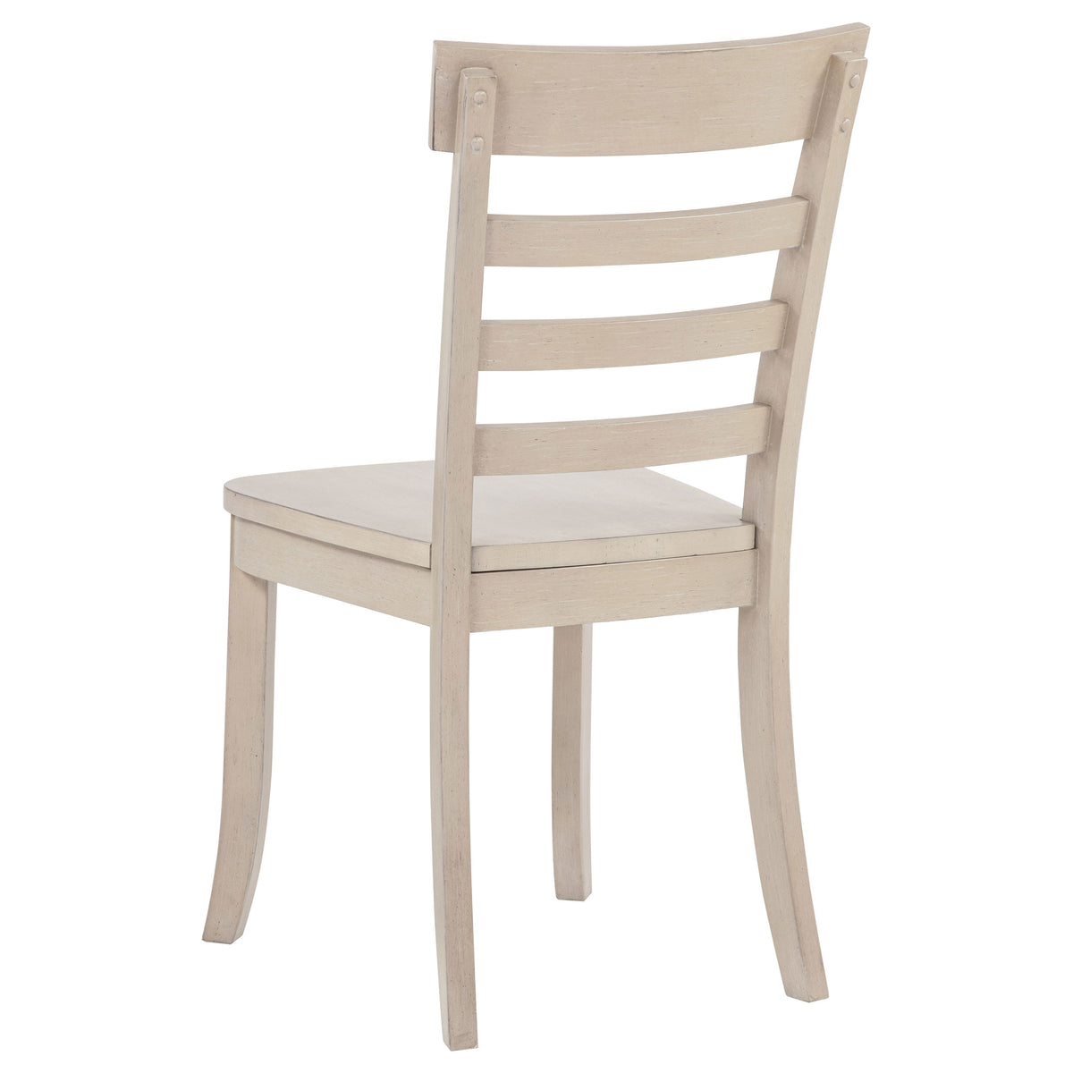 Orrison Ladder Back Dining Side Chairs - Farmhouse Wood Seat in Linen, Set of 2 – view 4