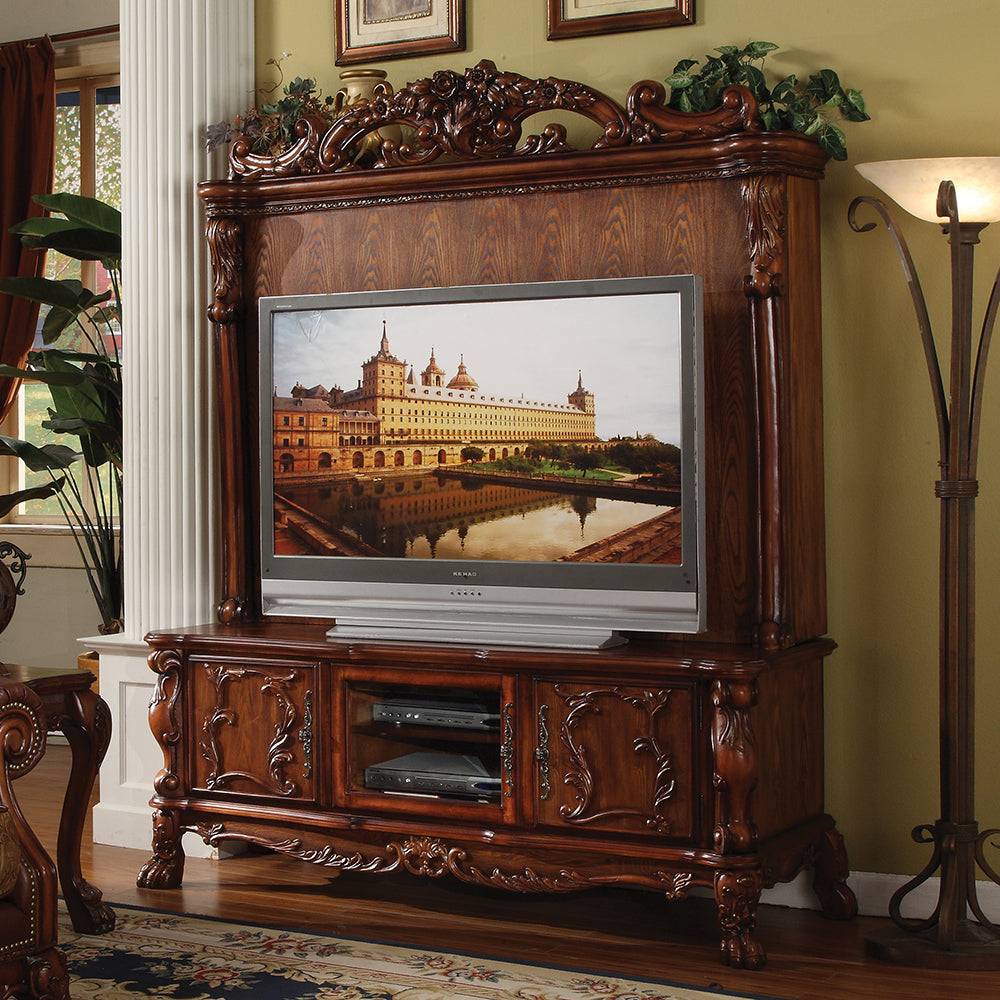 Dresden Traditional Entertainment Center, TV Stand & Electric Fireplace