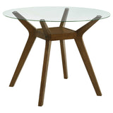 Paxton Counter Height Dining Set - 48" Round Glass Top Counter Table