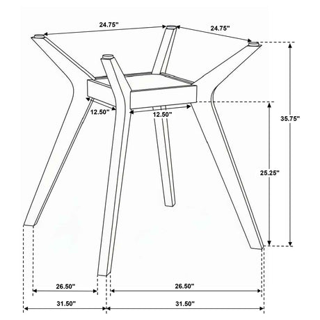 Paxton Counter Height Dining Set – View 23