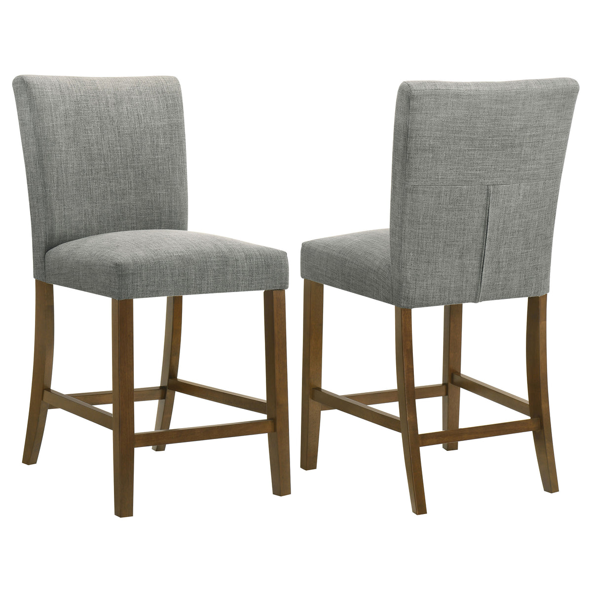Paxton Counter Height Dining Set - Set of 2 Counter Chairs - Grey