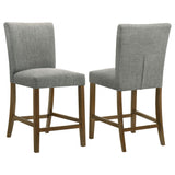 Paxton Counter Height Dining Set - Set of 2 Counter Chairs - Grey