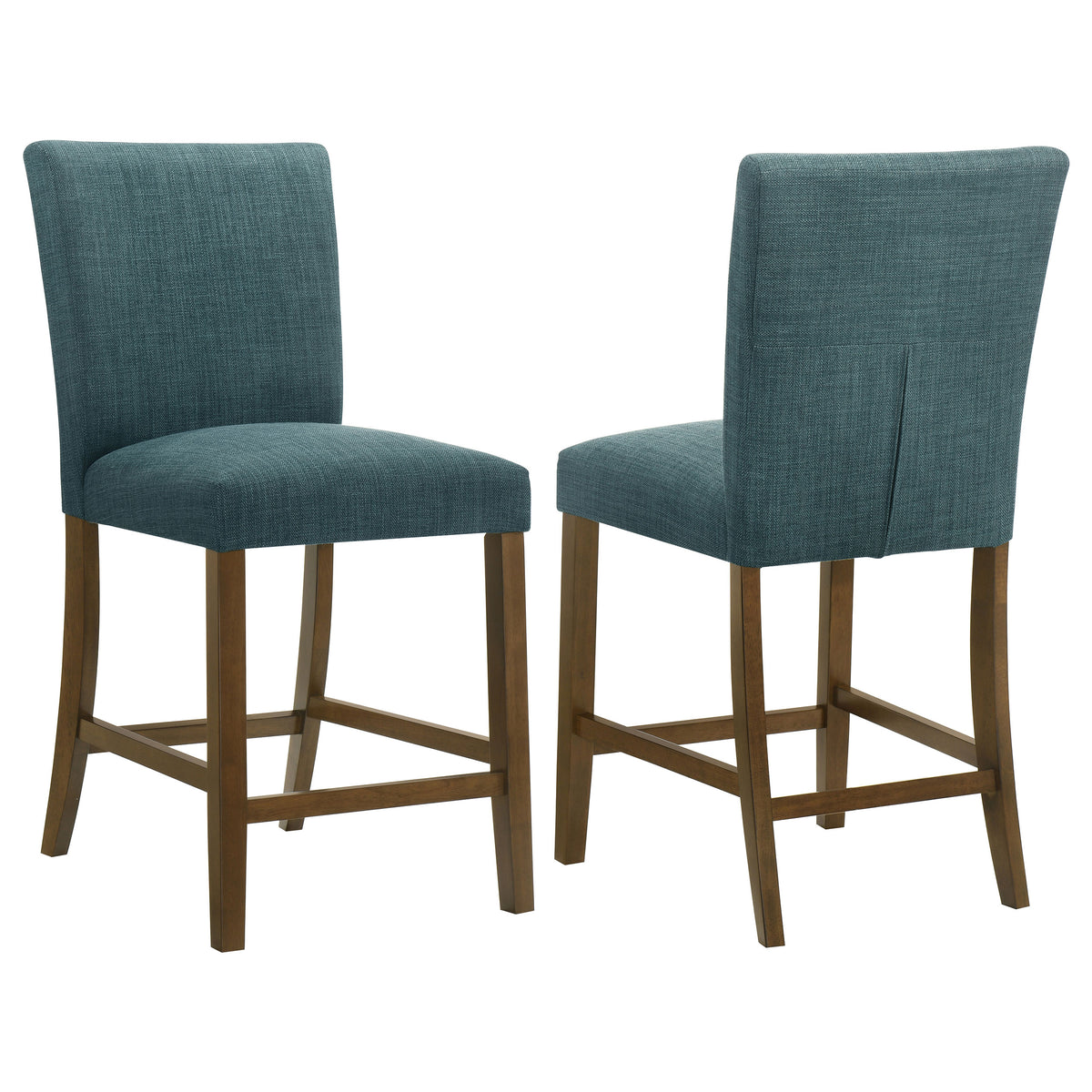 Paxton Counter Height Dining Set - Set of 2 Counter Chairs - Teal Blue