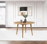 Andrews Round & Rectangular Dining Collection - Windsor Spindle-Back Chairs in Light Ash, White or Black – view 1