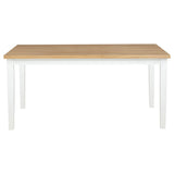 Andrews Round & Rectangular Dining Collection - Windsor Spindle-Back Chairs in Light Ash, White or Black