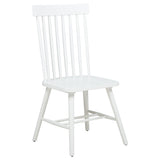 Andrews Round & Rectangular Dining Collection - Set of 2 Side Chairs - White