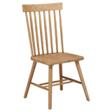 Andrews Round & Rectangular Dining Collection - Set of 2 Side Chairs - Light Ash