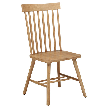 Andrews Round & Rectangular Dining Collection - Set of 2 Side Chairs - Light Ash