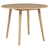 Andrews 48" Round Counter Height Dining Table & Windsor Chairs - Light Ash with Ash, White or Black Chairs – view 17