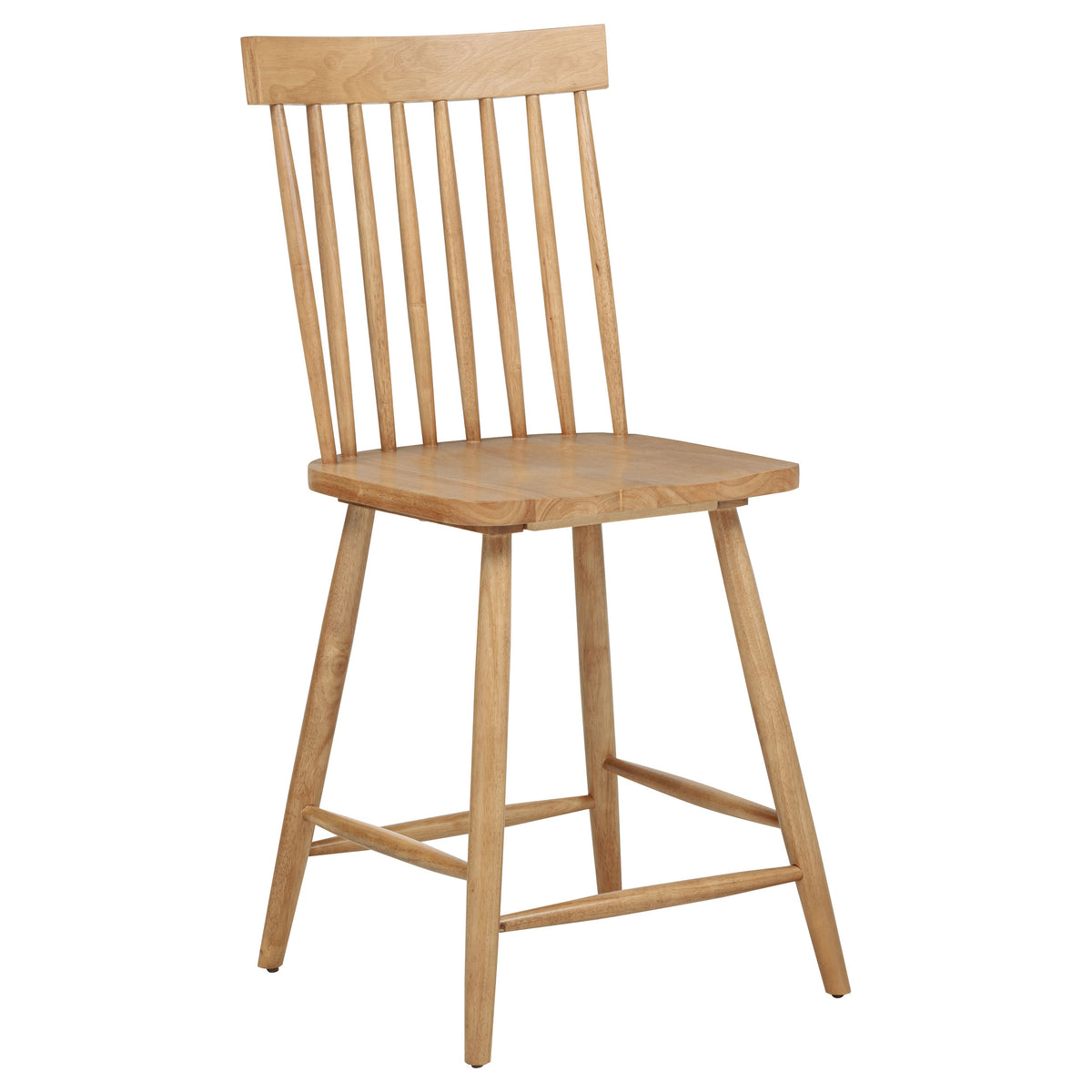Andrews 48" Round Counter Height Dining Table & Windsor Chairs - Light Ash with Ash, White or Black Chairs – view 20