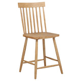 Andrews 48" Round Counter Height Dining Table & Windsor Chairs - Light Ash with Ash, White or Black Chairs – view 20