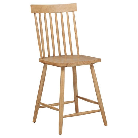 Andrews 48" Round Counter Height Dining Table & Windsor Chairs - Light Ash with Ash, White or Black Chairs – view 20